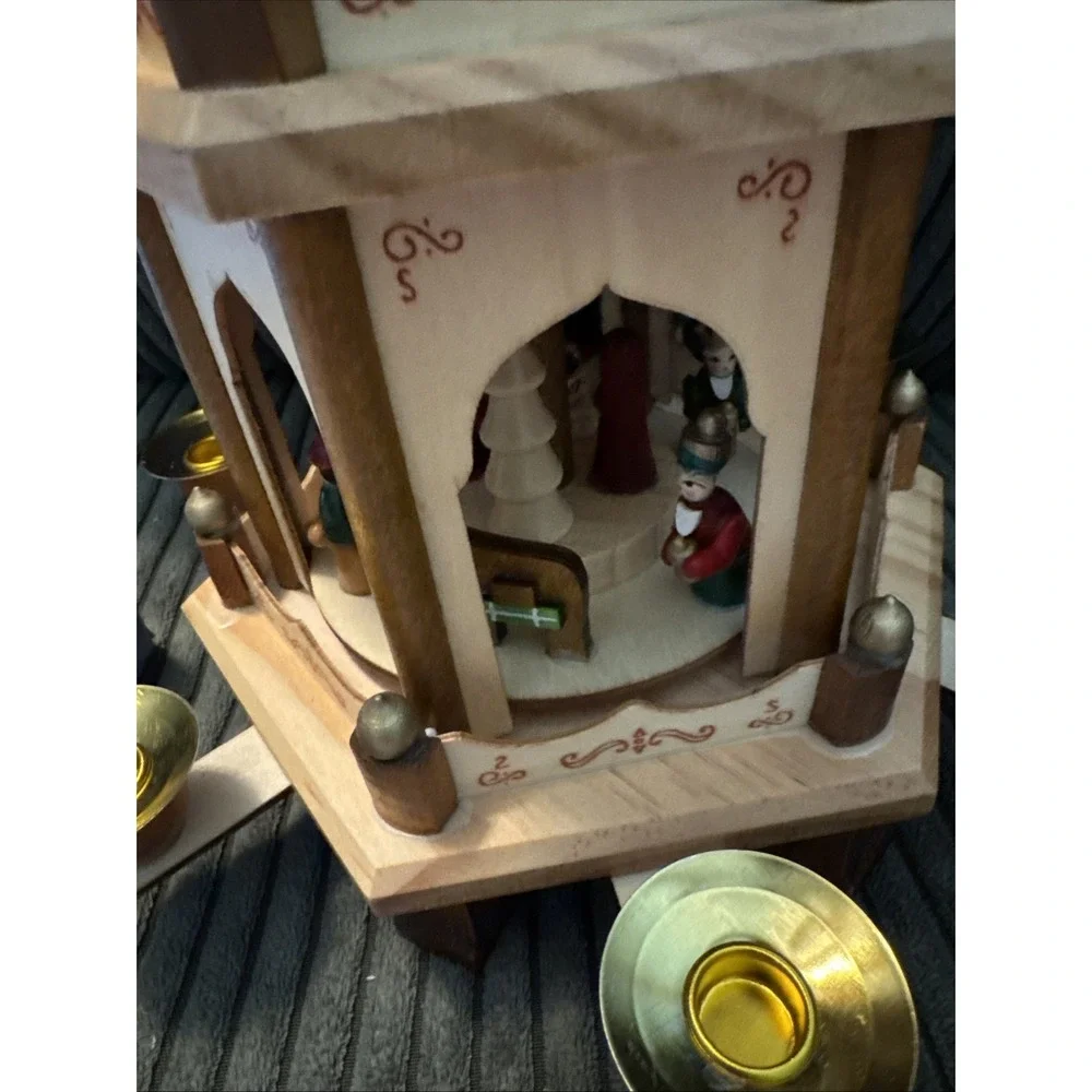 Weihnachts Pyramide 3 Tier Pyramid Christmas Nativity Carousel 18